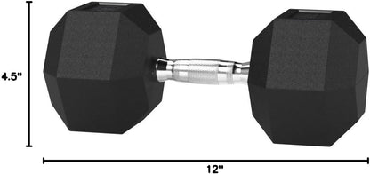 Rubber Hex Dumbbell Hand Weight