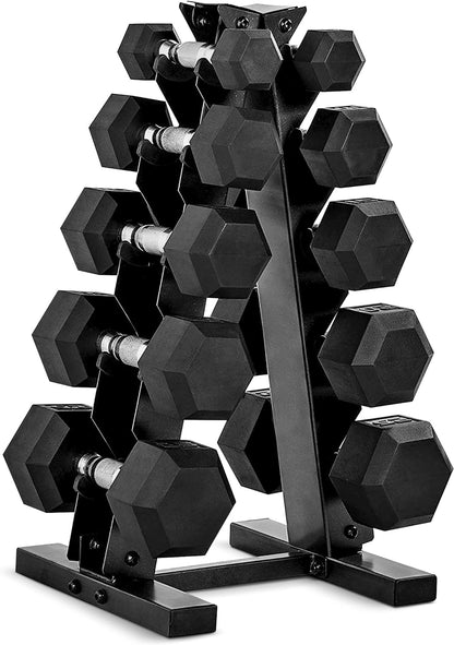 Dumbbell Set with Rack | Multiple Options in 150Lbs and 210Lbs