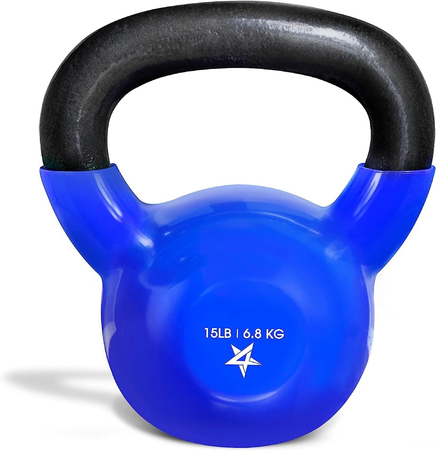 Kettlebells Set - Durable Vinyl Coated Cast Iron for Strength Training, Full Body Workouts, and Gym Exercises (5-65Lbs)